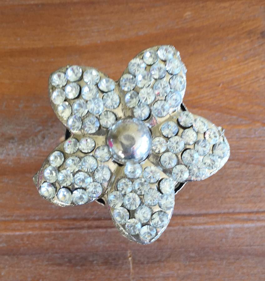 crystal jewelled drawer knob by french grey interiors