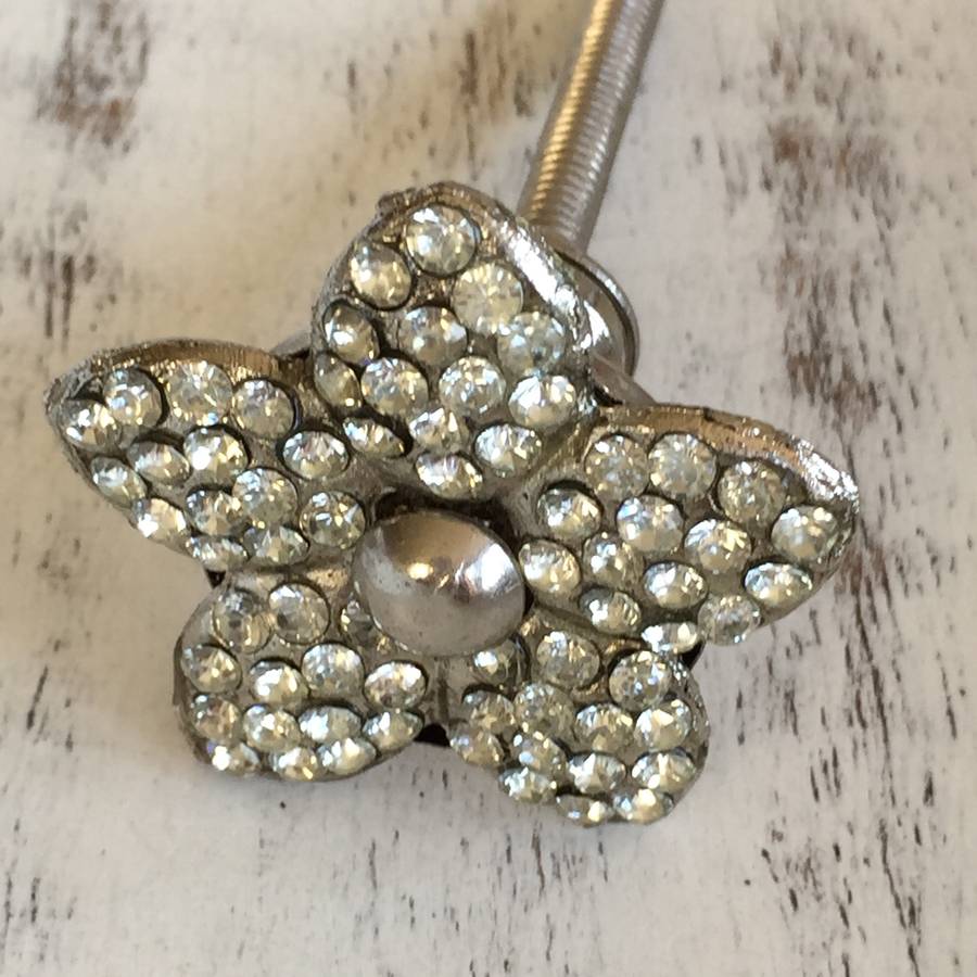 crystal jewelled drawer knob by french grey interiors