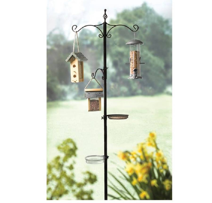 classic wild bird feeding station by garden selections