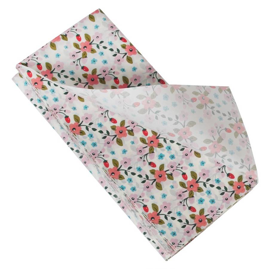 printed tissue paper sheet pack by berylune