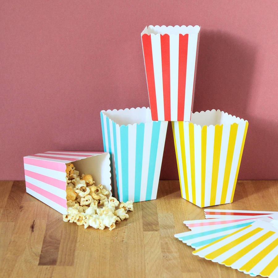 card party popcorn boxes by berylune
