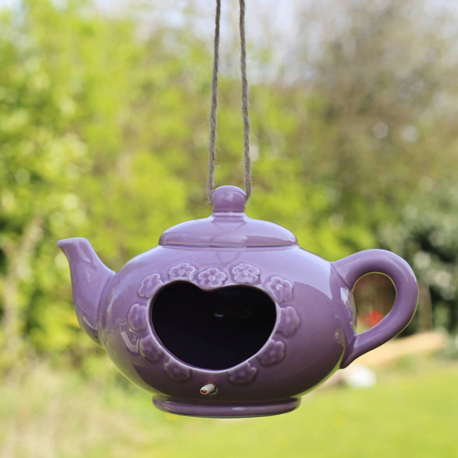 teapot birdhouse by ella james