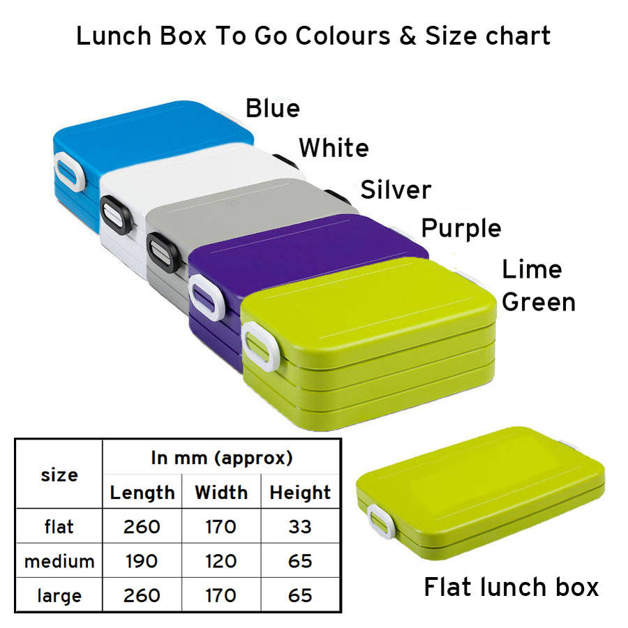 Personalised Lunch Box To Go By Simply Colors Notonthehighstreet