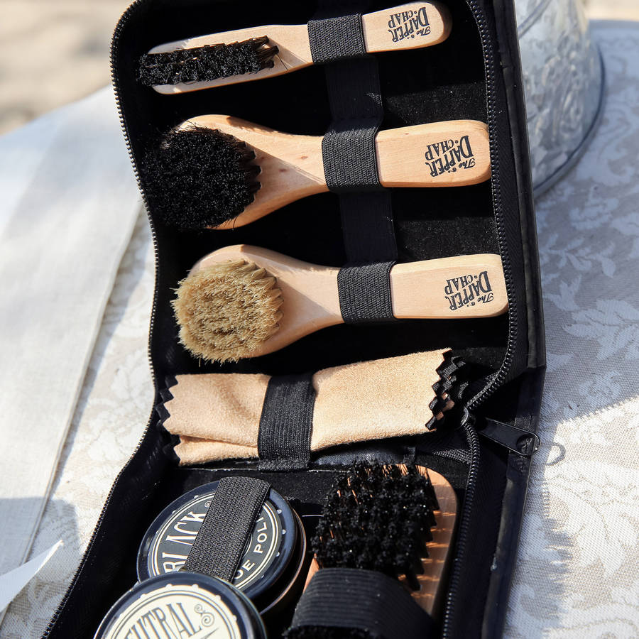 buff and shine shoe polish kit
