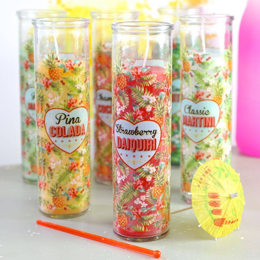 cocktail scented jar candles by lisa angel homeware & gifts