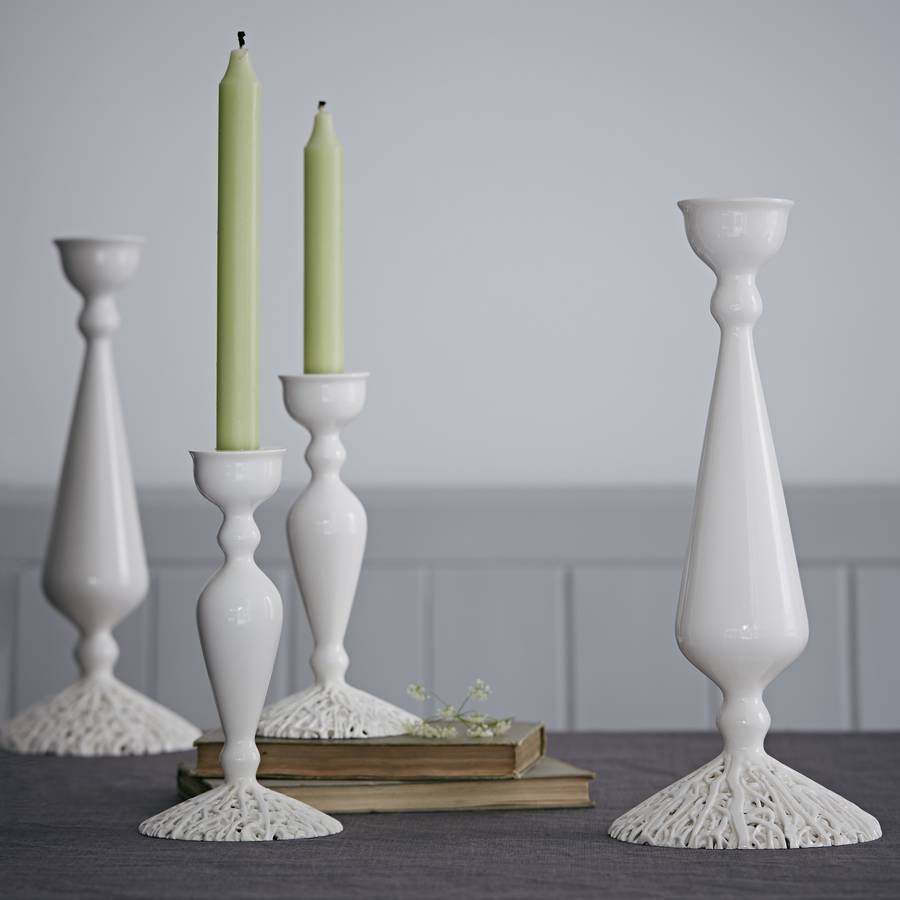 tangled ceramic candlestick by timea sido contemporary ceramics