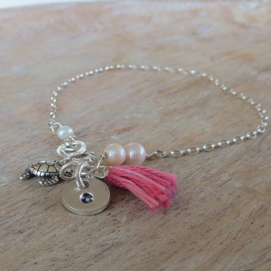 personalised-turtle-charm-bracelet-by-samphire-jewellery