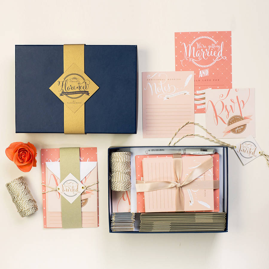 luxury wedding stationery kits by paperknots
