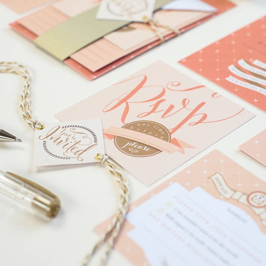luxury wedding stationery kits by paperknots