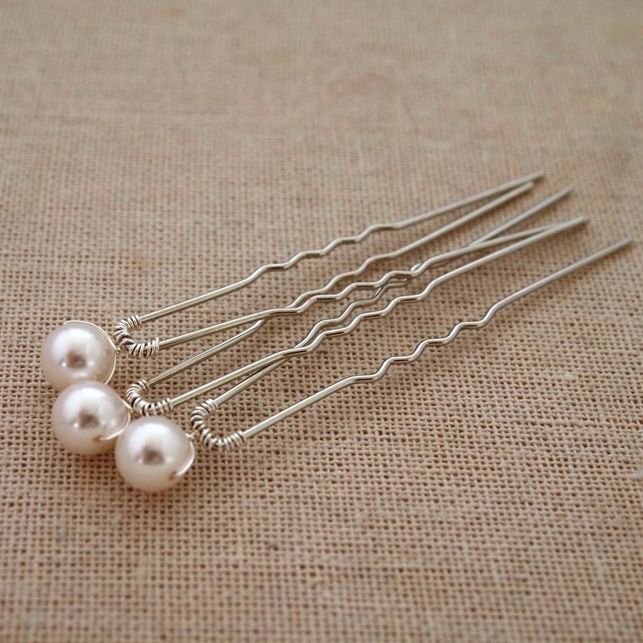 pearl hair pins by melissa designs