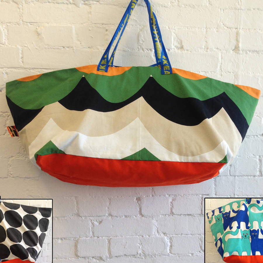 limited edition vintage ikea laundry bags by twisted twee
