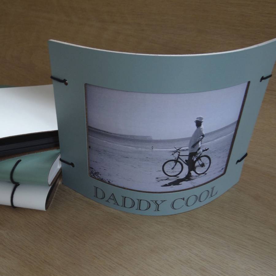 engraved leather photo frame by artbox