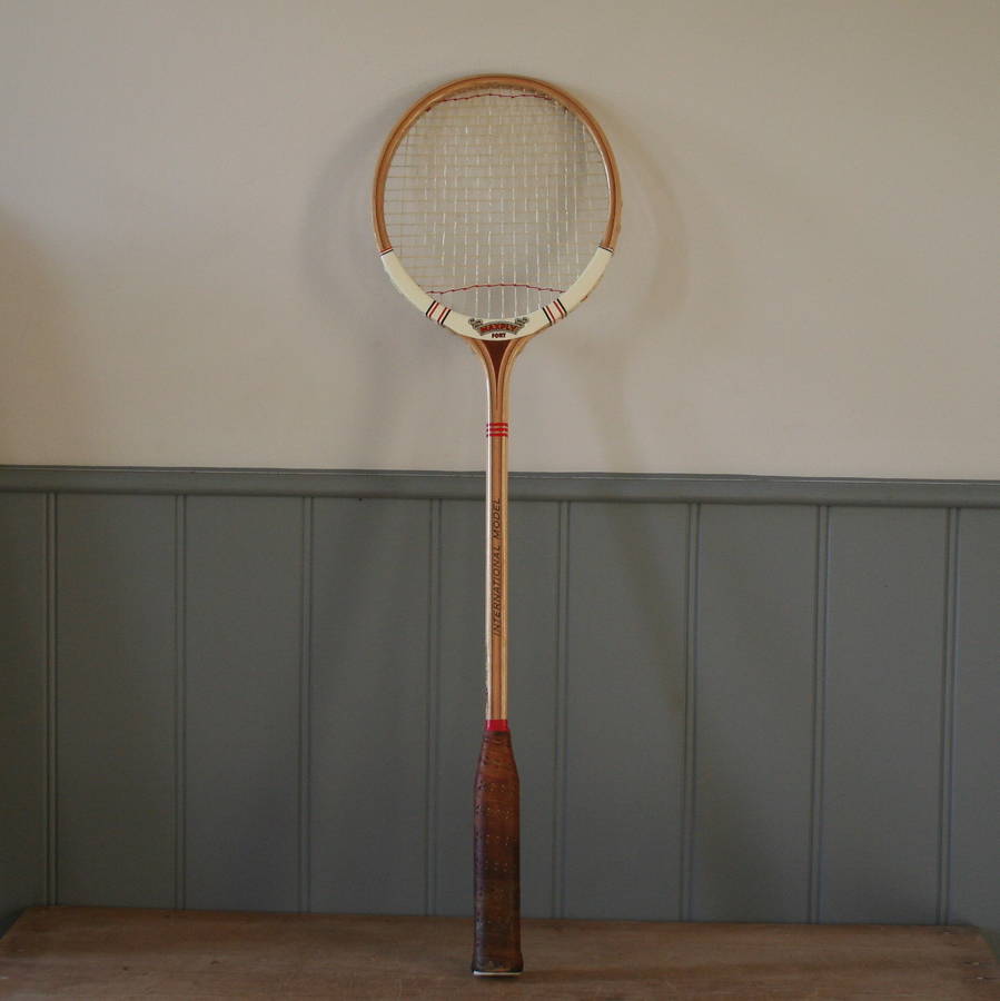 wooden squash racket r14 by homestead store