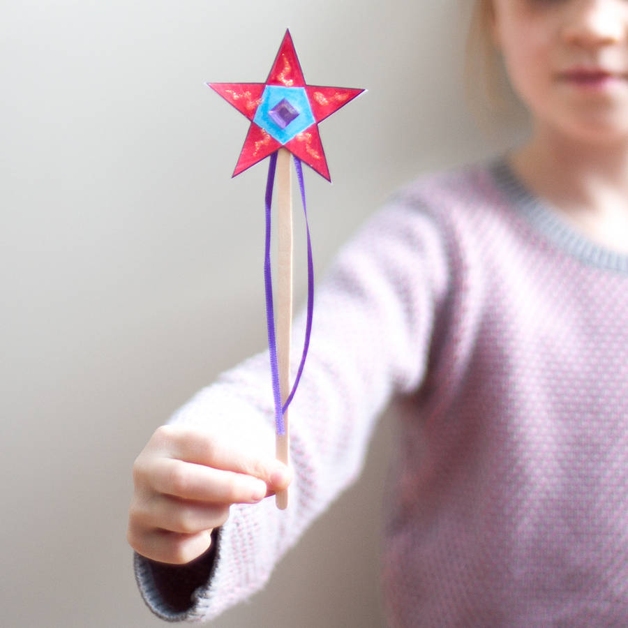 make your own magic wand kit by cotton twist