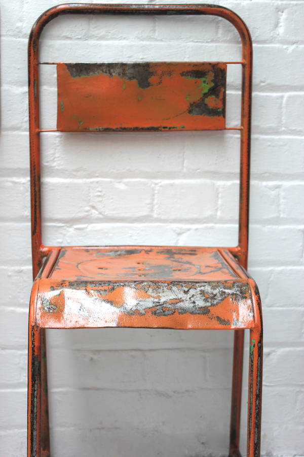 metal school chair by the forest & co