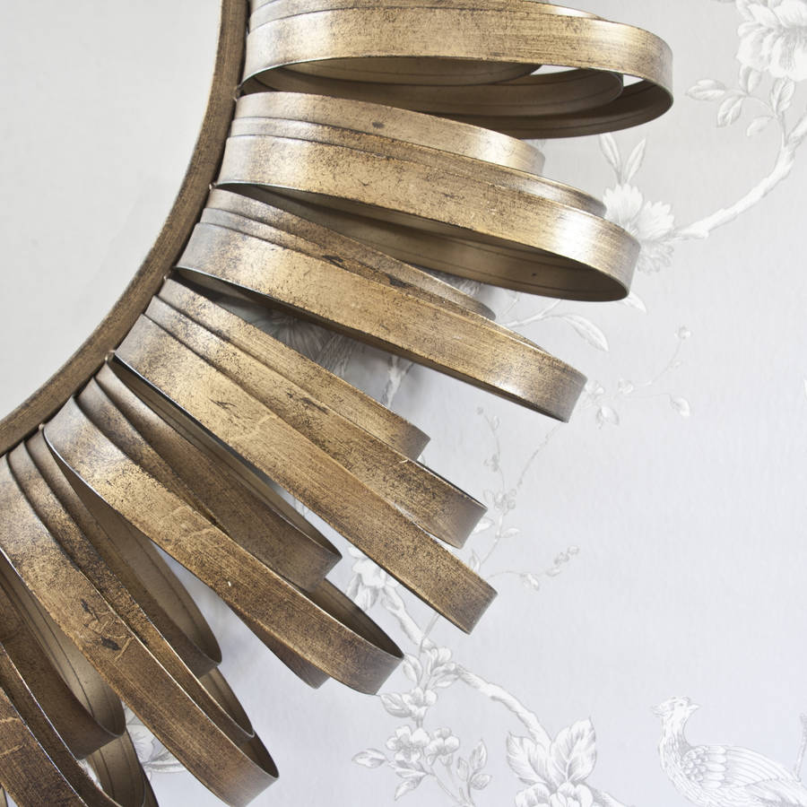 gold antiqued round metal framed mirror by decorative mirrors online