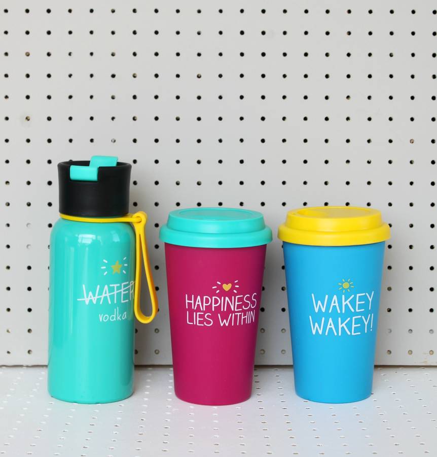 mint green 'vodka' water bottle by posh totty designs interiors