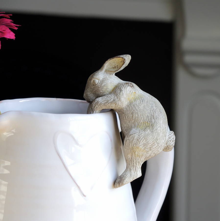 rabbit pot hanger by the alphabet gift shop