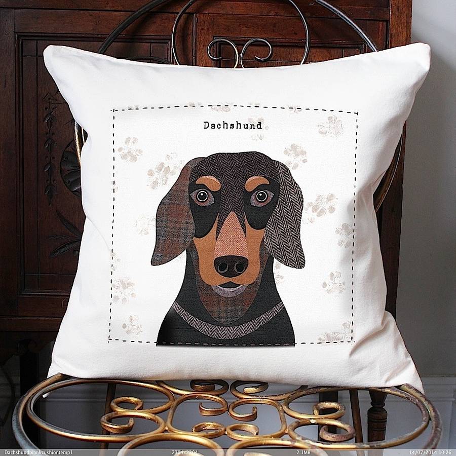 dachshund cushion