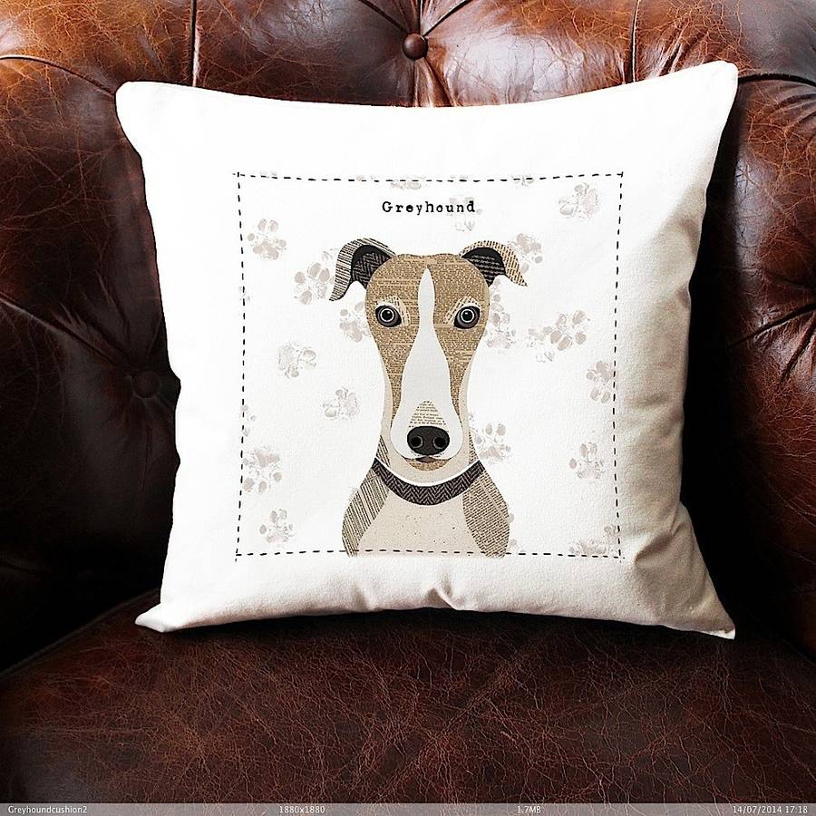 greyhound cushion