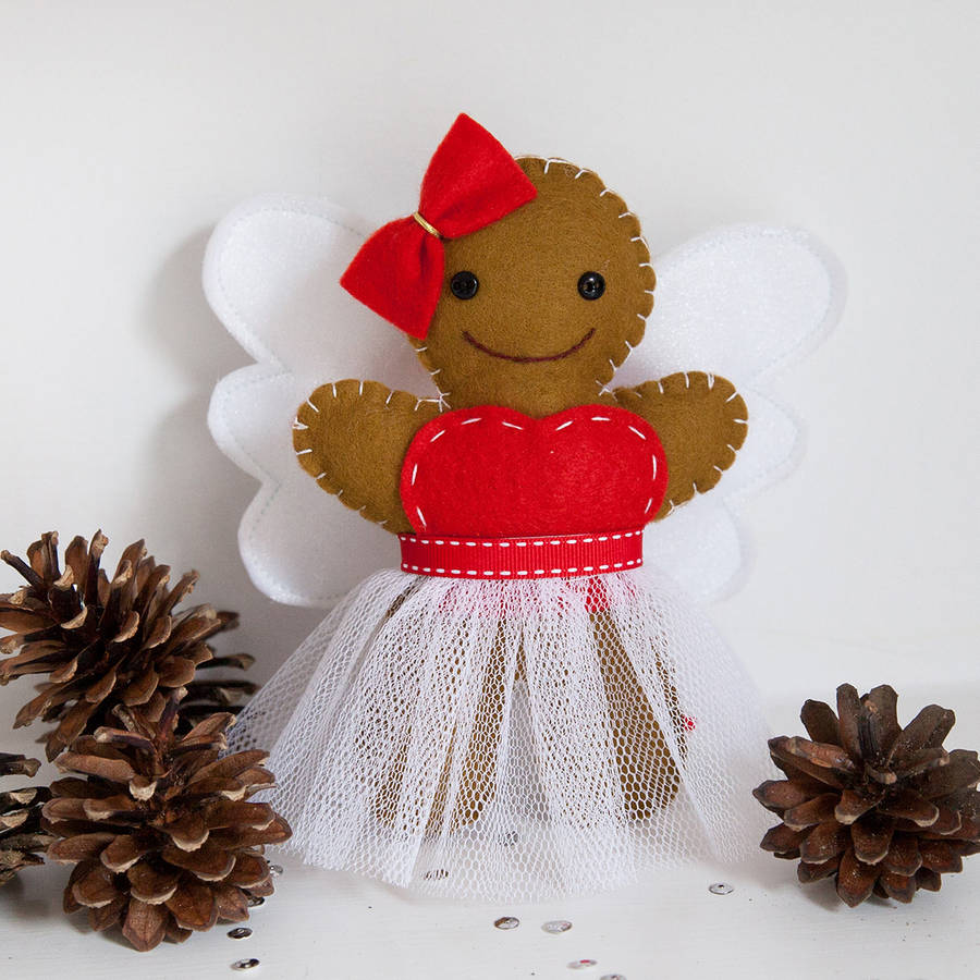 Gingerbread Fairy Christmas Tree Topper By Miss Shelly Designs