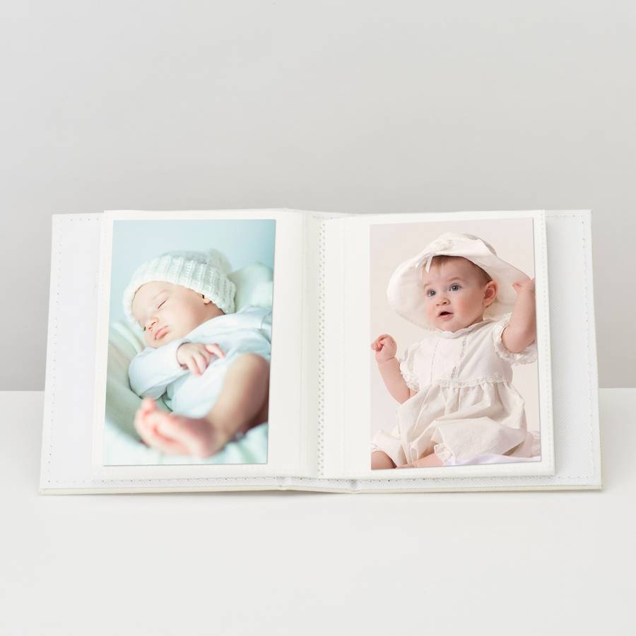personalised early memories photo album set by babyfish
