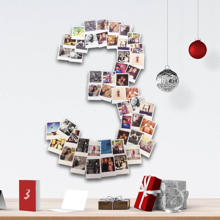 giant personalised photo number decorations by instajunction
