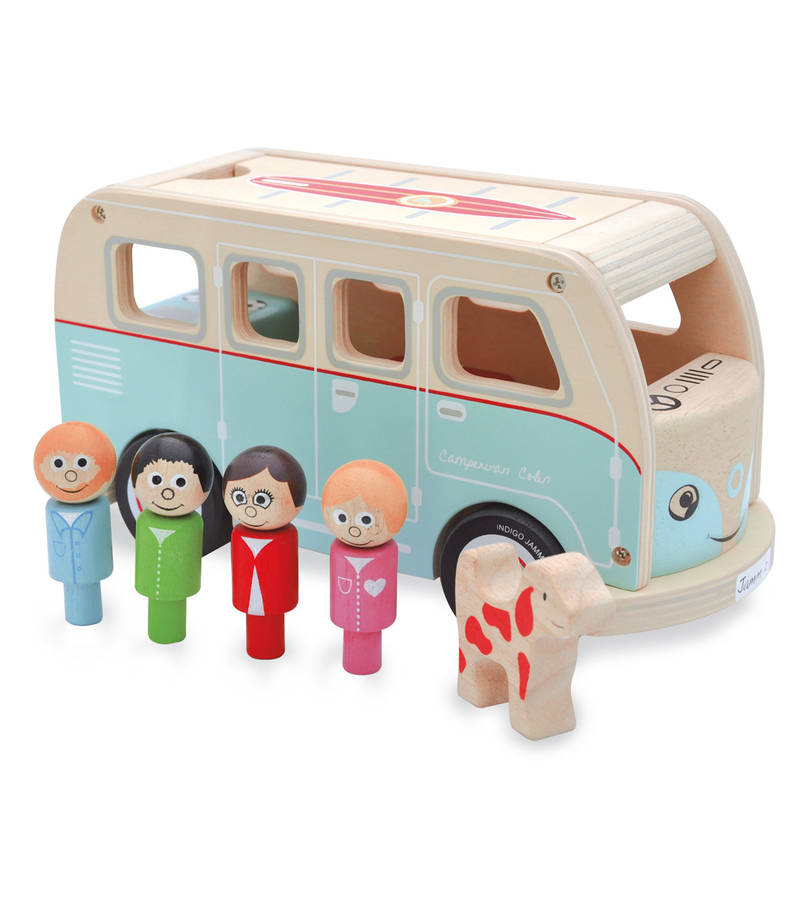Classic Iconic Camper Van Wooden Toy By Jammtoys Wooden Toys