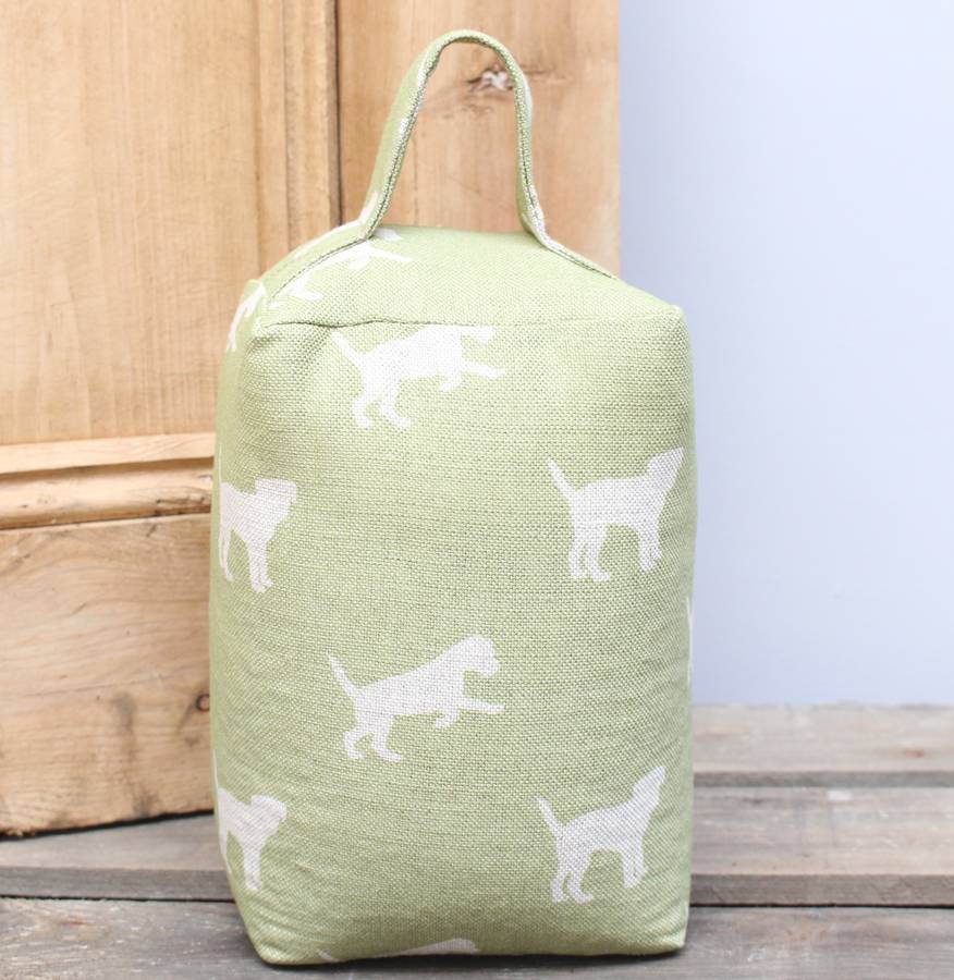 harris the border terrier doorstop by pins and ribbons