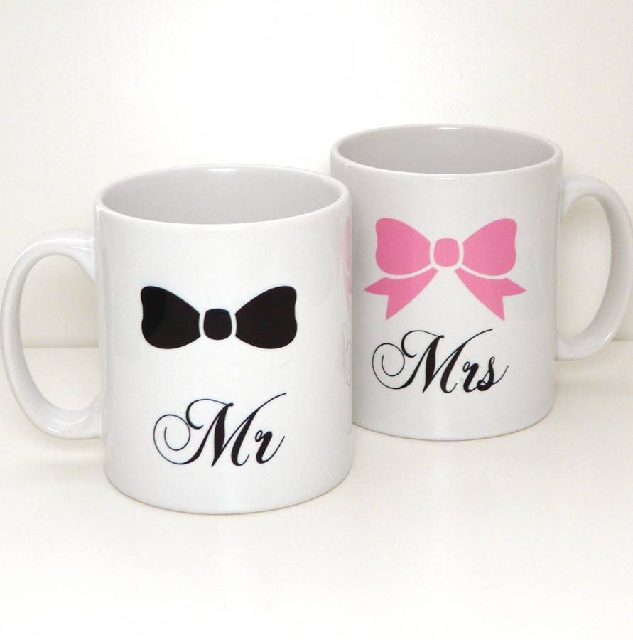 Mr And Mrs Mugs With Personalisation Available By The Best Of Me