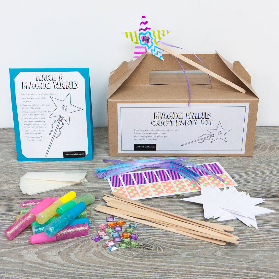 magic wand craft party kit by cotton twist