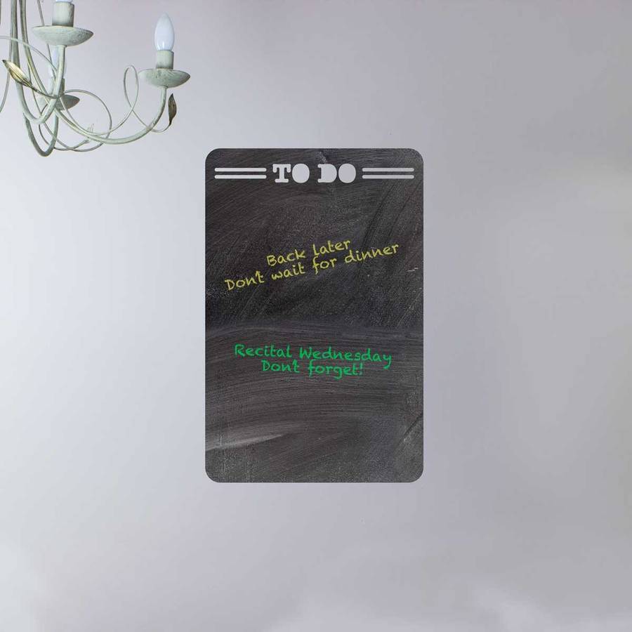 to do list chalkboard vinyl wall art by vinyl revolution