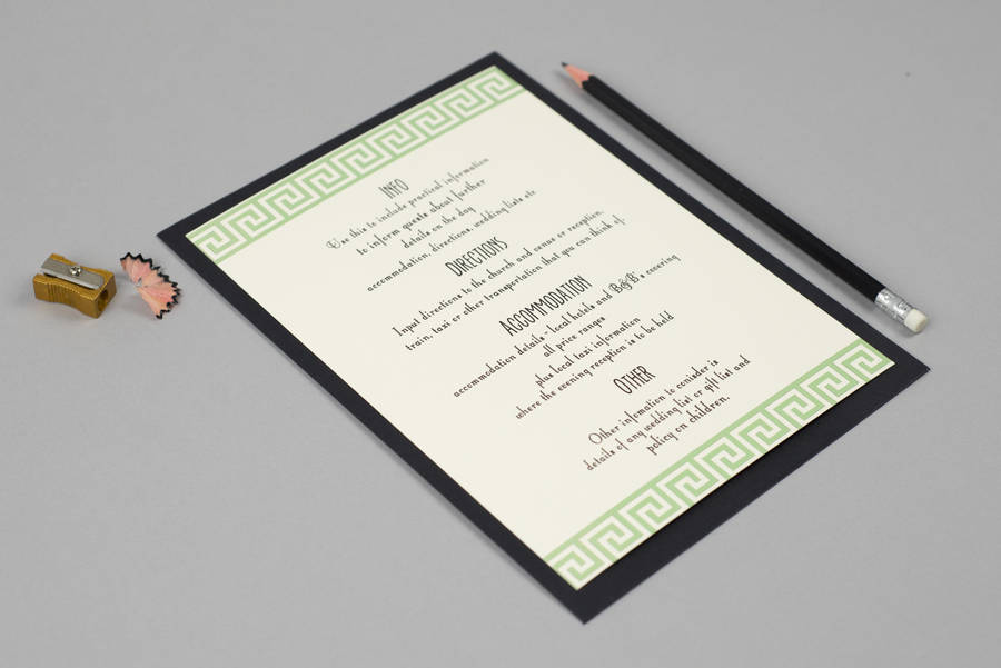 Blue Magpie Invitations Blog Grecian Wedding Invitations Memcatch