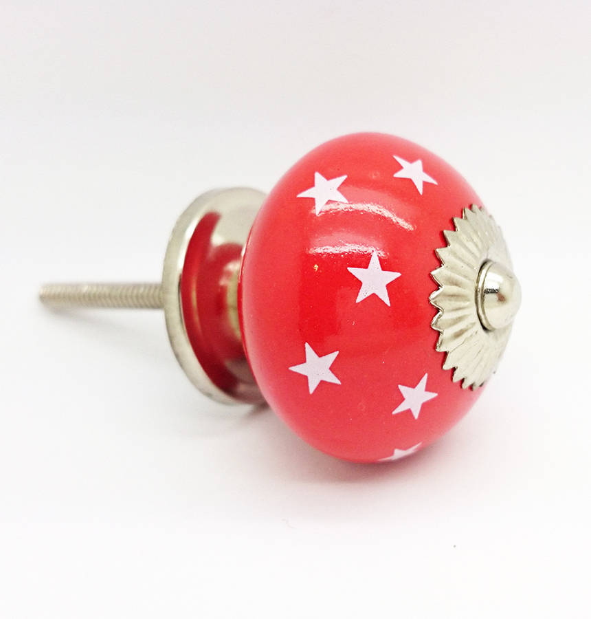 stars cupboard ceramic door knob drawer pull handle by ceramic door