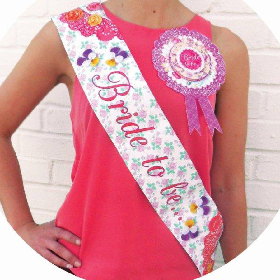 bride to be sash by all things brighton beautiful