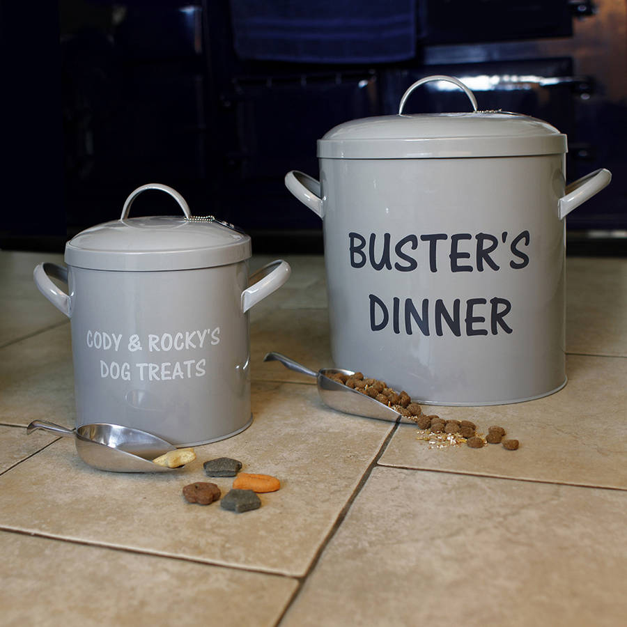 personalised pet food tin by jonny's sister
