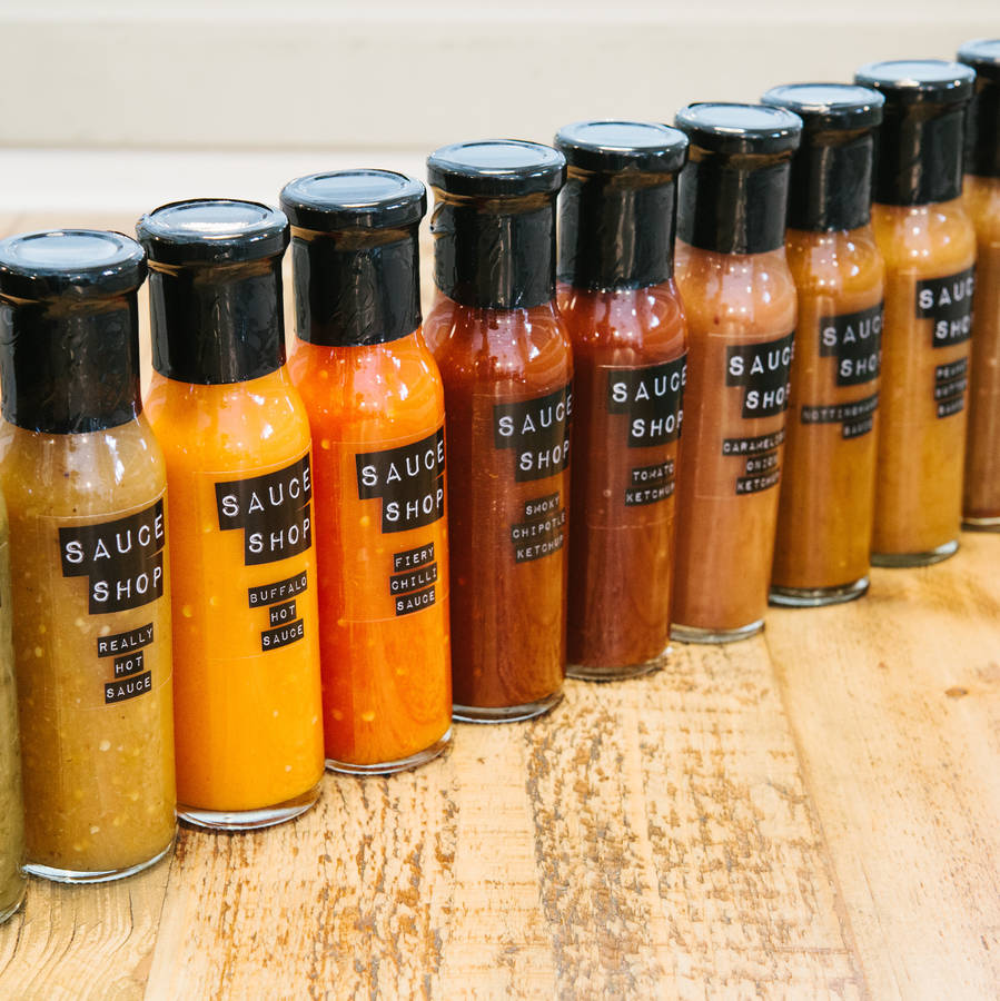 sauce shop gift selection choose any three by sauce shop