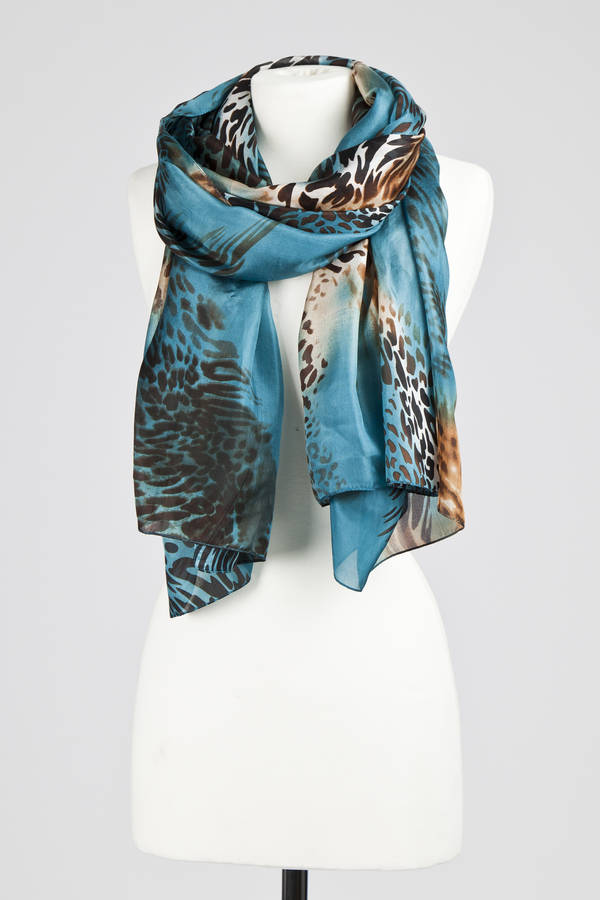 Animal Print Silk Scarf By The Silk Boutique Notonthehighstreet