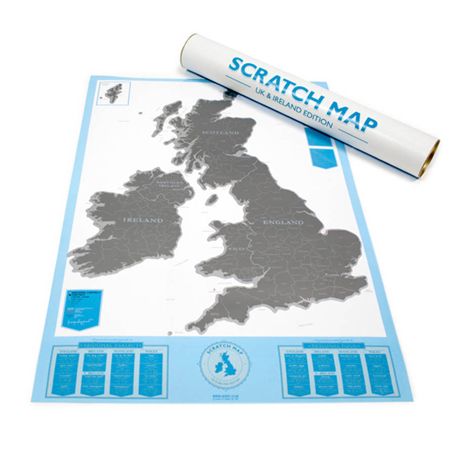 scratch map® uk and ireland by luckies
