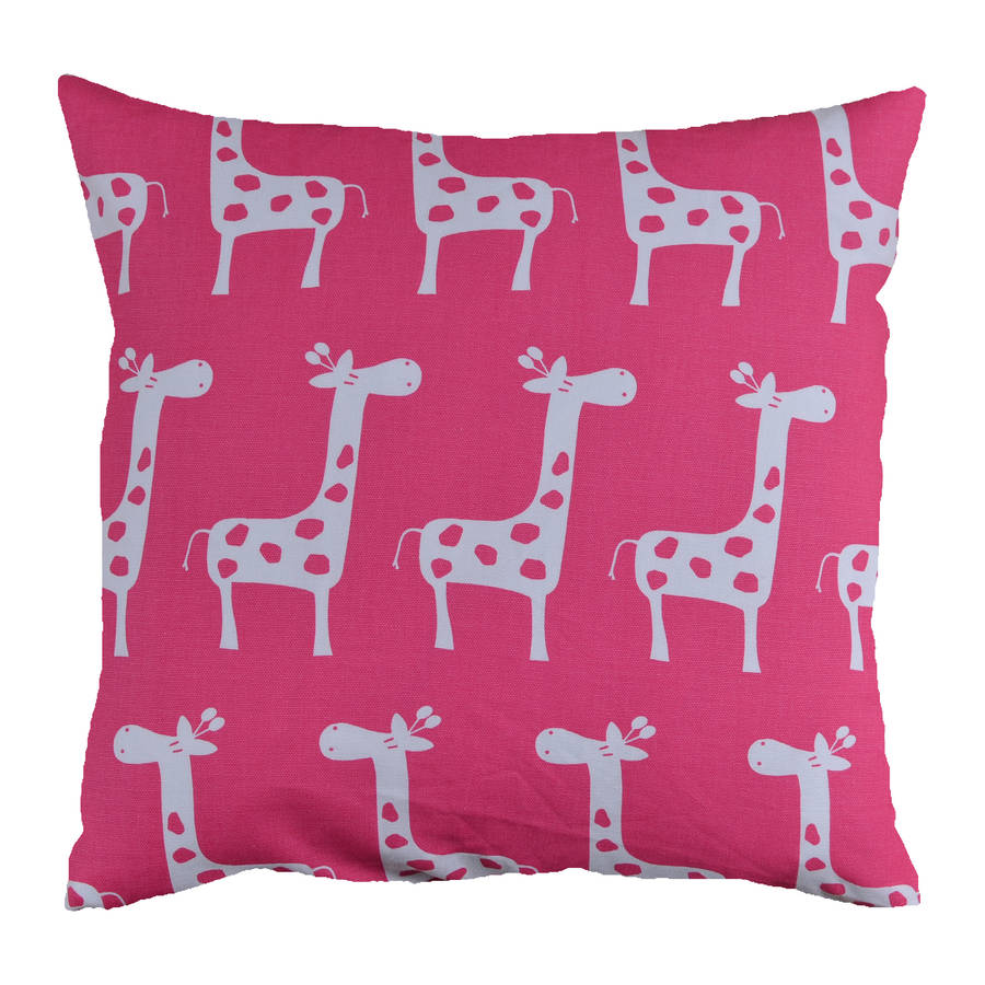 giraffe print cushion covers