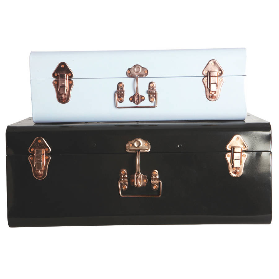 handmade metal storage trunk by all things brighton beautiful