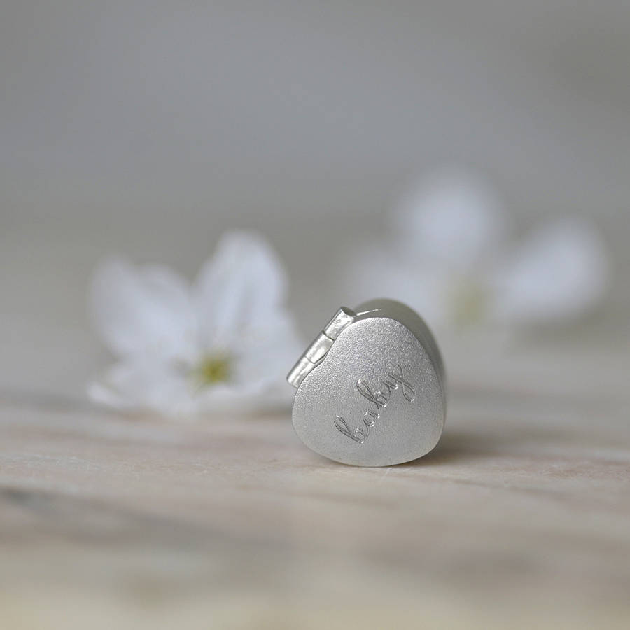 sterling silver baby keepsake box by tales from the earth