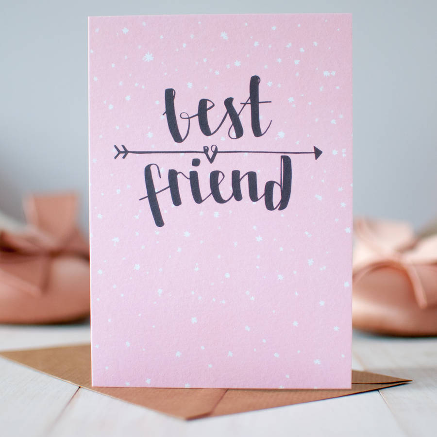 'best friend' greeting card by betty etiquette