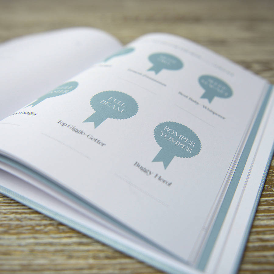 baby journal and record book for boys by illustries