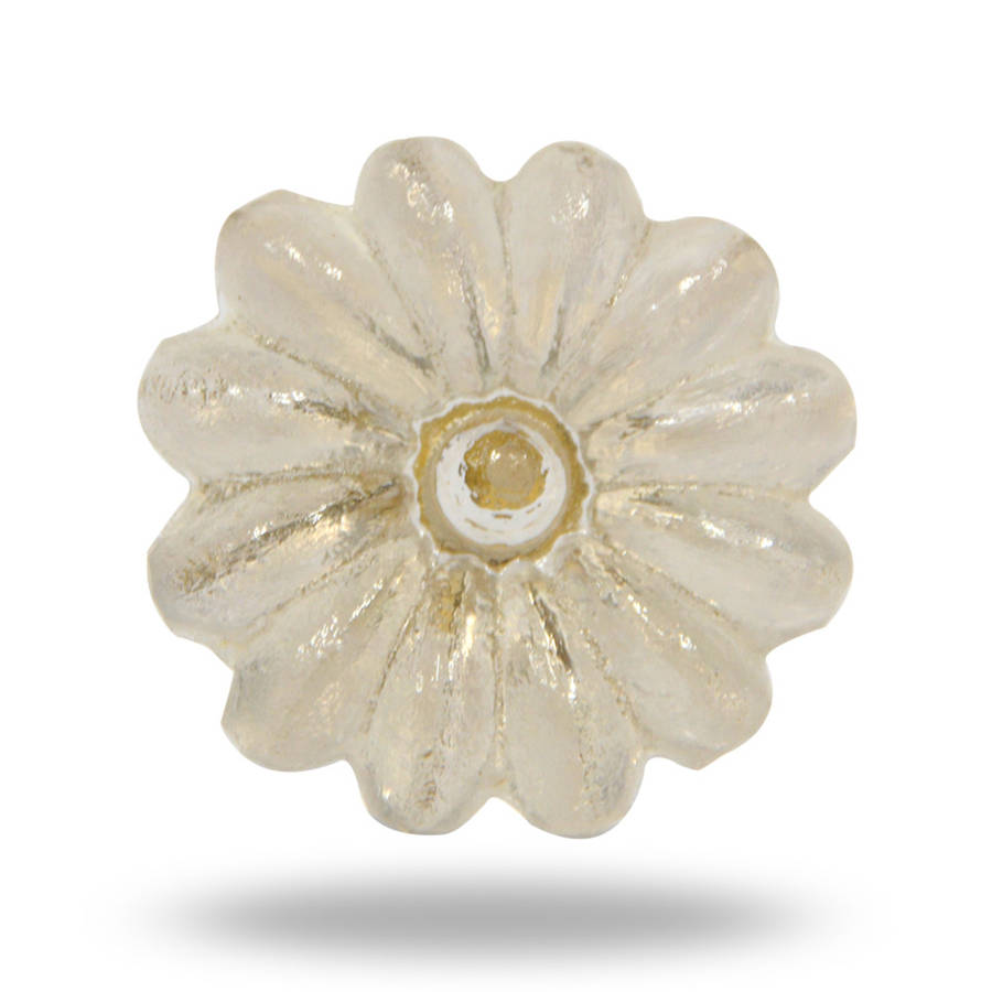 glass flower knobs vaughn by trincaferro