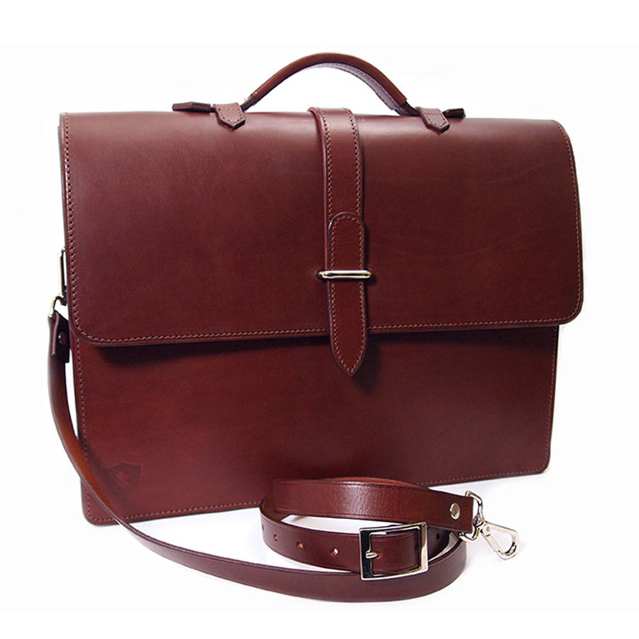 legal paper and laptop twin briefcase by holdall & co