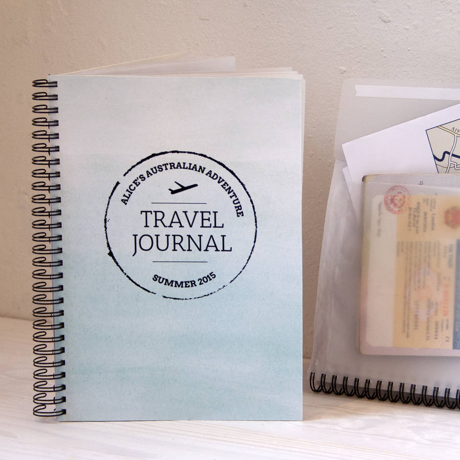 Personalised Summer Travel Journal