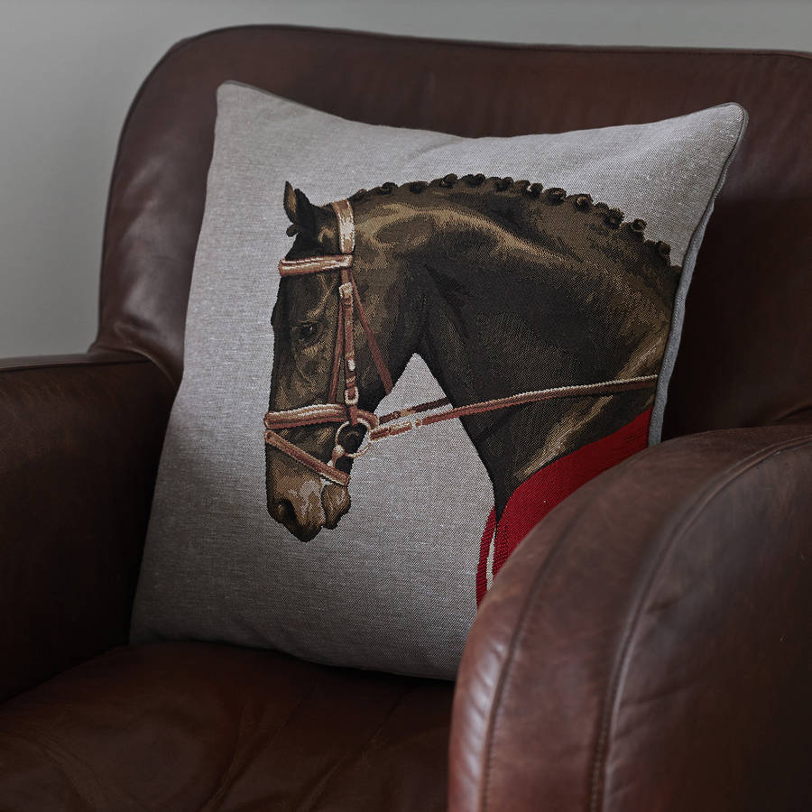 horse cushion by life of riley