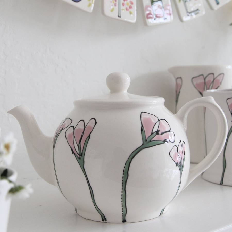personalised two cup teapot by gallery thea