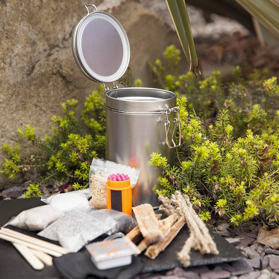 waterproof fire lighting tinder kit by the gift oasis